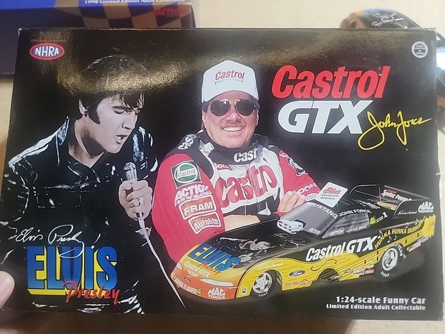 Miniature 1:24 – Funny Car John Force – Elvis Presley / Castrol GTX Mustang 1998